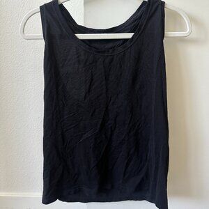 NEW Fabletics Black Racerback Tank, Size S